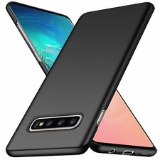 For Samsung Galaxy S10 Case Ultra Slim Hard Back Cover - Matte Black Shockproof