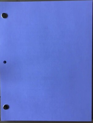 RARE WHITE COVER PSYCH TV Studio Script “American Duos” 50 pages Maggie ...