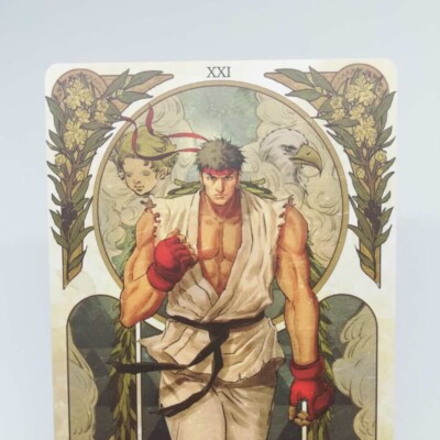 21 Ryu THE WORLD Tarot card Street Fighter 30th anniversary