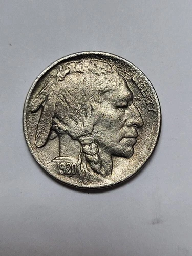 1920 D Buffalo Nickel EXTRA FINE DETAILS but grainy