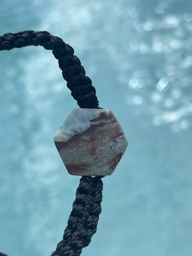 Genuine Larimar Crystal Adjustable Bracelet - Picture 10 of 15