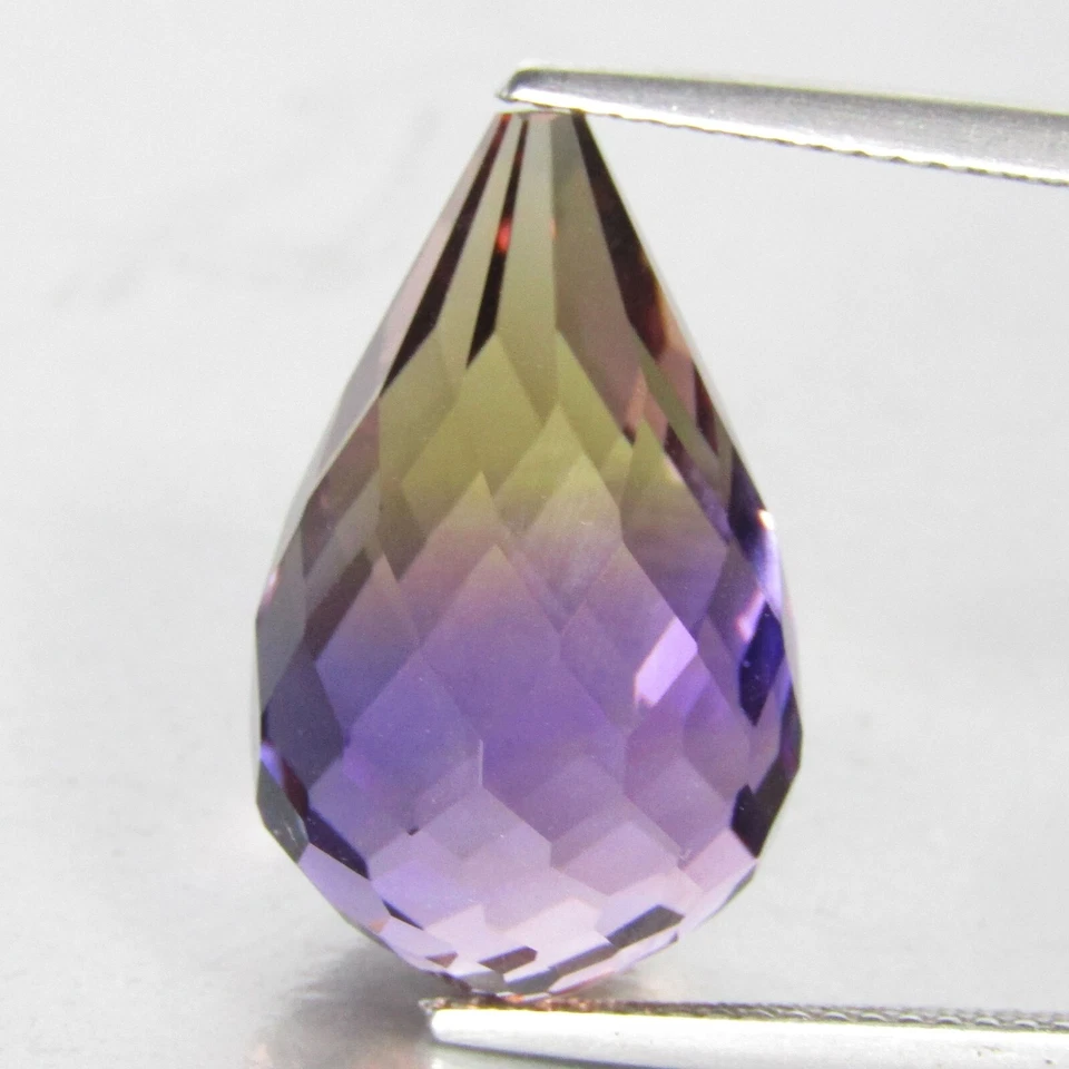 17.85Cts Fine Quality 100% Natural Ametrine Briolette Loose Gemstone - Image 3 of 4