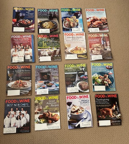Food & Wine Magazine Lot of 16 Issues February 2010 November 2011 - Picture 1 of 21