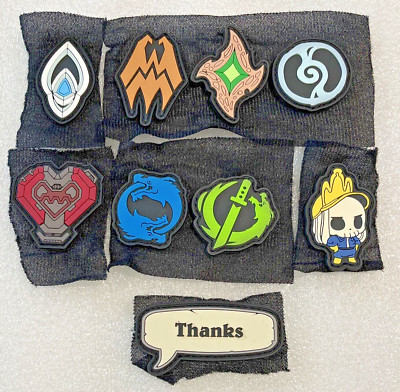 9 Blizzard Blizzcon Badges Series 4 World Of Warcraft Overwatch Starcraft & More
