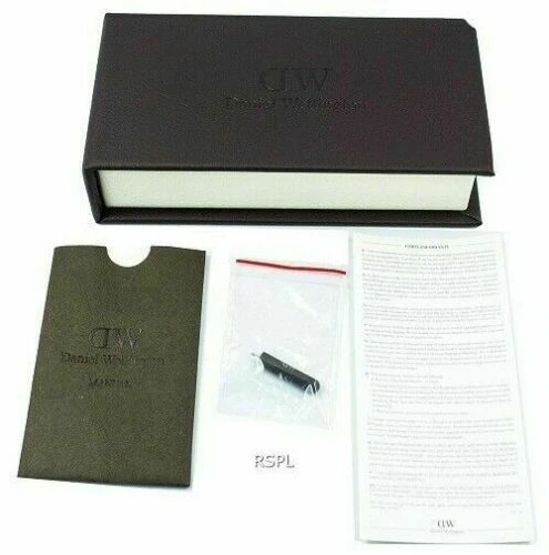 New Daniel Wellington Authentic DW Brown Presentation Watch Box