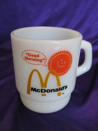 FIRE-KING GLASS MCDONALDS MUG