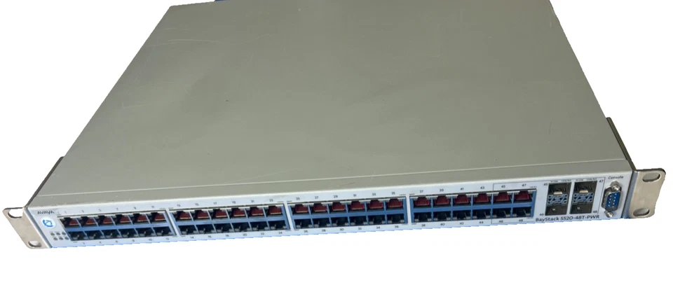 Avaya BayStack 5520-48T-PWR 48-Port PoE Switch Testing & Working - Image 2 of 4