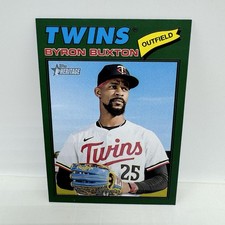 2026 Topps Heritage Byron Buxton Dark Green Border #253 MLB Minnesota Twins