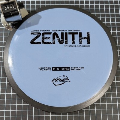 MVP James Conrad Neutron Zenith Driver (Pick Your Choice of Disc) Bomber Discs