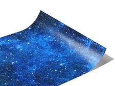 Rwraps Celestial Night Galaxy Gloss Vinyl Film Wrap 59in x 6in Vinyl Vehicle