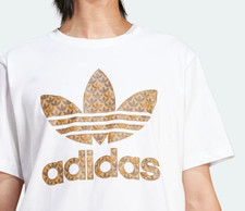 Adidas Originals Men's Classic Monogram Brown Graphic Trefoil Short Sleeve Tee L