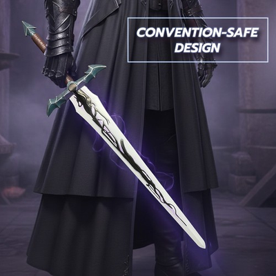 #ad Demon King 44quot; Foam Sword Prop – Costume Cosplay LARP Display Only $34.99