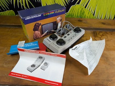 Universum Color Multispiel Vintage Konsole PONG Telespiel 012.4511 in OVP