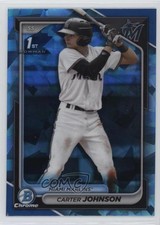 2024 Bowman Chrome Draft Sapphire Edition Carter Johnson #BDC-12 0ca0