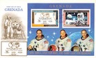 APOLLO 11 1969 GRENADA  COLORFUL FIRST DAY COVER FULL SET SC# 329-336a — photo 4