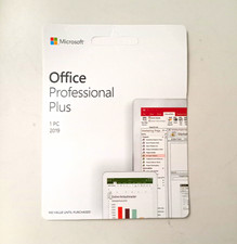 Microsoft Office Professional Plus 2019 Retail Product Key Card 1 PC English