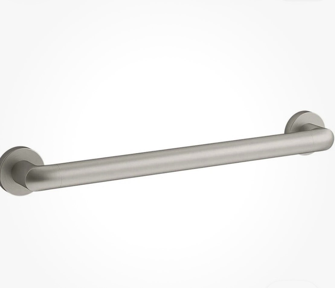 Kohler K-24549-BN Kumin 18" Grab Bar, Vibrant Brushed Nickel
