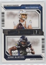2023 Panini Contenders Round Numbers Kenny McIntosh Max Duggan #25 fm0