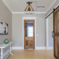 Vintage Ceiling Mount Light Flush Mount Ceiling Lamp Fixture For Bedroom Balcony