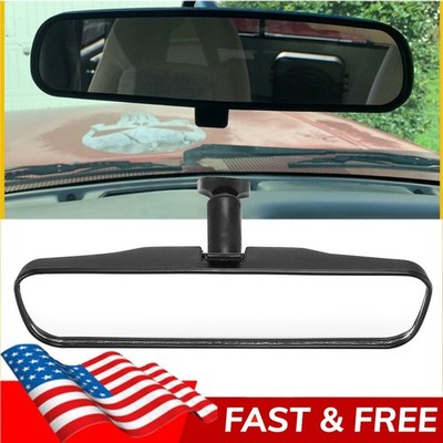 Universal Inner Inside Interior 8 Inch Rearview Rear View Mirror w/Adhesive Kit