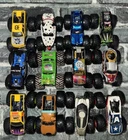 Lot of 12 Older/Vintage Monster Jam Hot Wheels Monster Truck 1:64 - Preowned