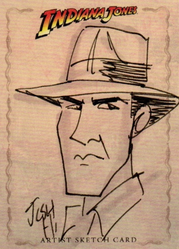Indiana Jones Heritage - 'Indiana Jones' Josh Howard Sketch Card - Photo 1/1
