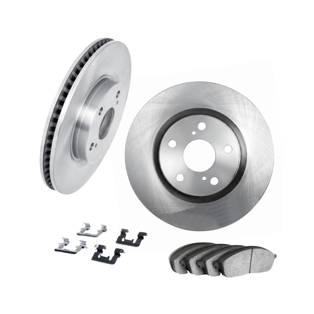 For Bentley Flying Spur 2014-2018 Brake Rotor Set Rear | Plain Rotor Style