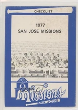 1977 Mr Chef's Fish & Chix San Jose Missions San Jose Missions Team #1