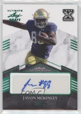 2021 Leaf Ultimate Draft 20/25 Javon McKinley #BA-JMK Rookie Auto RC 0c2