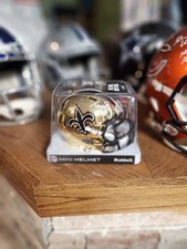 🔥Taysom Hill Signed New Orleans Saints Chrome Mini Helmet 🔥