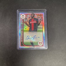2023-24 Topps Merlin Club Competitions Victor Boniface #23 Auto Refractor