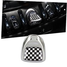 Push Start Button Cover Compatible with Mini Cooper F56 F55 F57 F54 Checkered