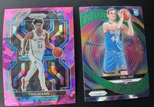 2024-25 Prizm Instant Impact Nikola Topic #3 Green Prizm RC Tre Mann Pink Ice