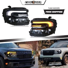Full LED Headlights For Ford Maverick 2022 2023 2024 Head Lamps Assembly RH+LH