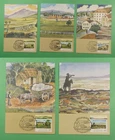 DR WHO 1989 AUSTRALIA 5 FDC MAXIMUM CARD PASTORAL ERA R63862