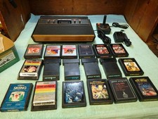 Large Atari 2600 Consoles  Games lot bundle UNTESTED, AS IS, Read Description