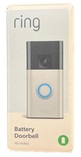 Ring Battery Doorbell Smart Wifi Video Doorbell 2024 - Satin Nickel