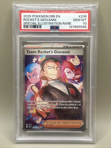 PSA 10 Team Rocket's Giovanni 238/182 Sv10: Destined Rivals