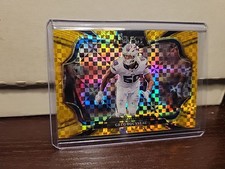 2025 Panini Select Football Greg Rousseau #485 Gold Checkerboard /10
