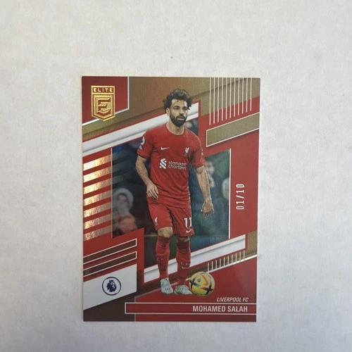 Mohamed Salah 2022-2023 Panini Donruss Elite Premier League #118 Gold /10