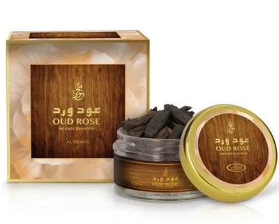 Oud Rose by Al Rehab - 30 Gram Bakhoor Oudh Jar Incense
