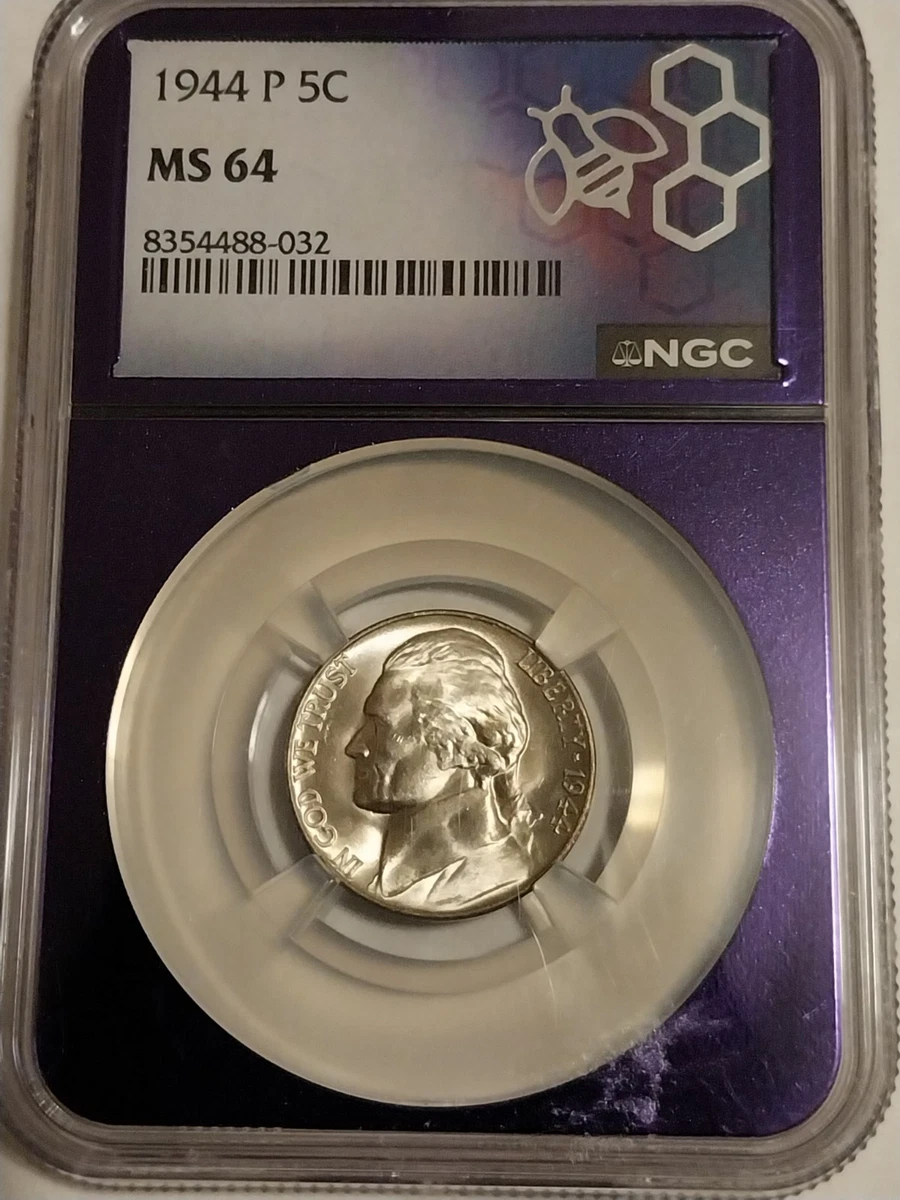 MS 64 Graded 1944 Year US Jefferson Nickels (1938-Now) for sale | eBay