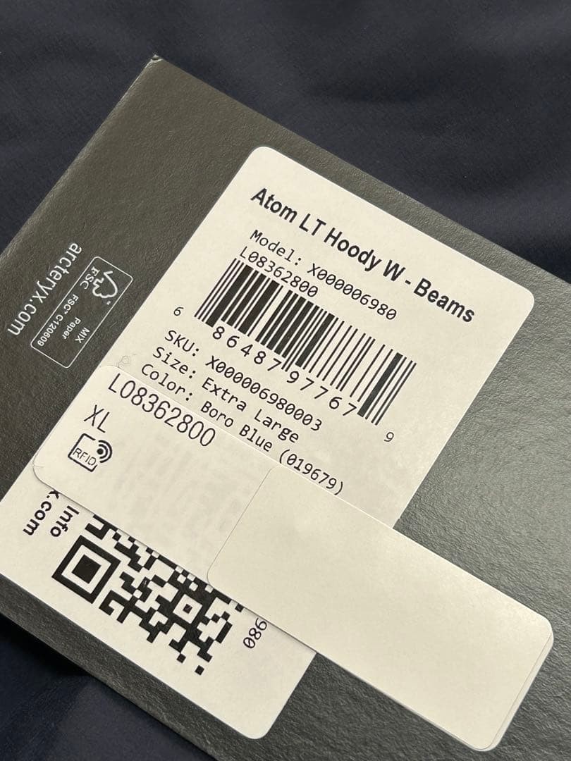 ARC'TERYX BEAMS Atom LT Hoody “Boro Blue” XL image 5