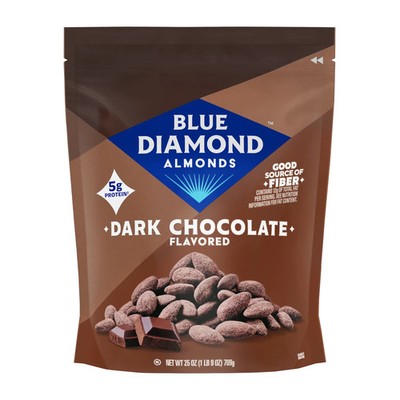 Blue Diamond Almonds Oven Roasted Dark Chocolate Flavored Almonds