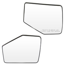 Convex And Flat Tow Mirrors Glass With Backing Chrome For 06-10 Ford Explorer