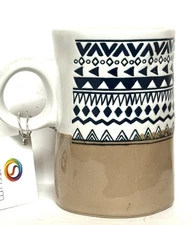 Indian Ink Ceramic Stoneware Mug Spectrum Designz Blue Sky 17oz Southwest