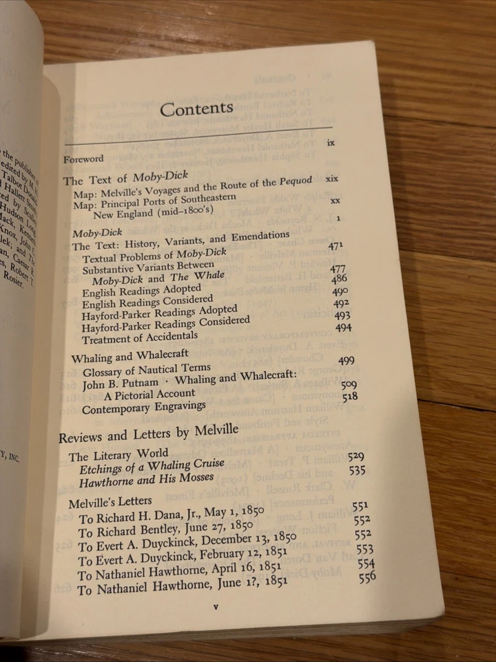 MOBY DICK Herman Melville Norton Critical Editions HB 1967 - Image 4 of 4