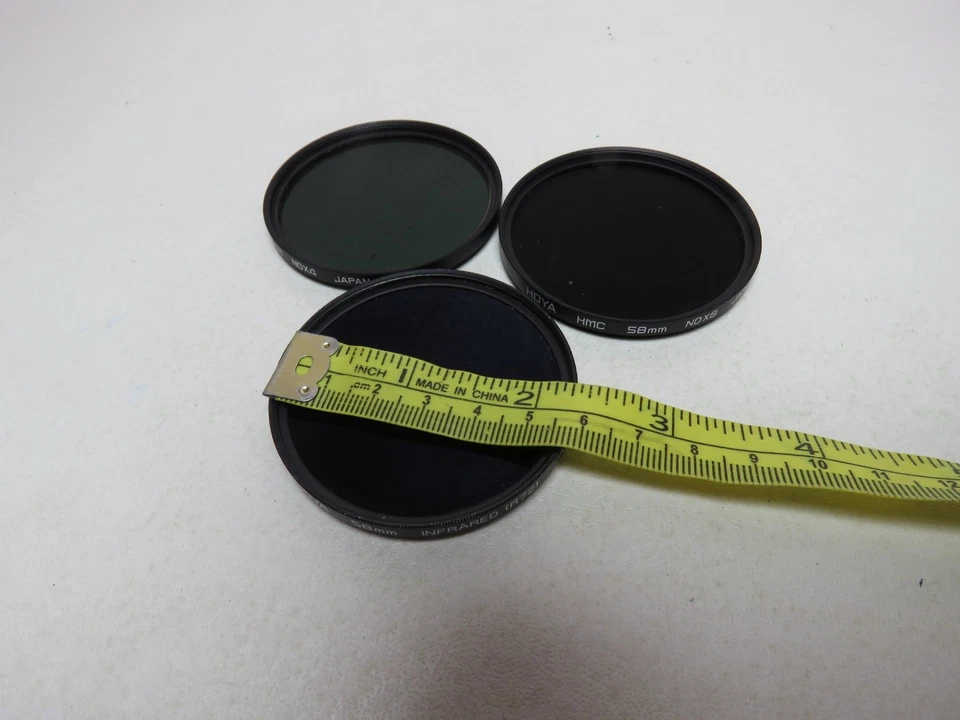 Hoya 58mm R-72 Infrared Filter + HMC NDX8 - Image 3 of 4