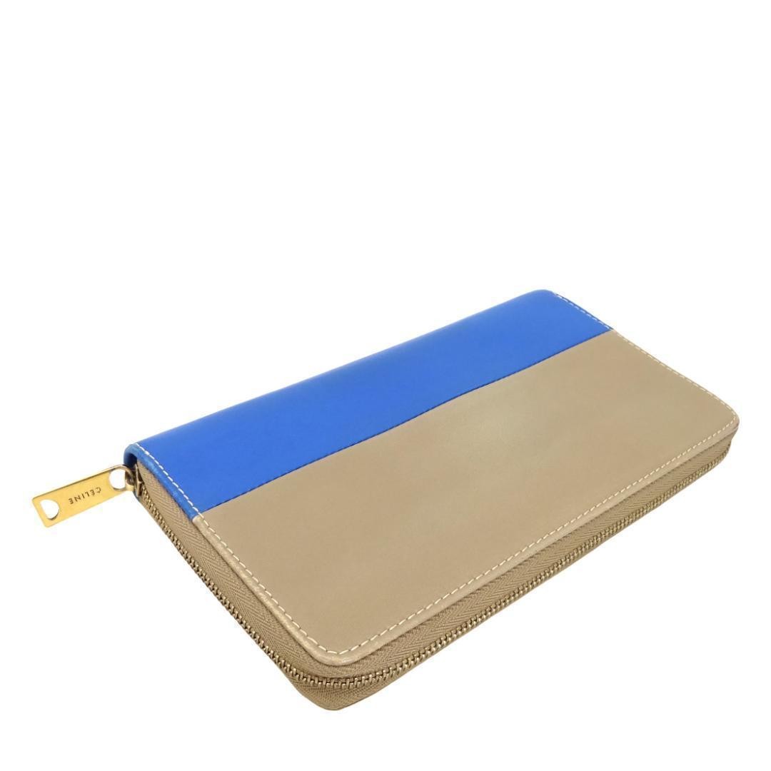 Good Condition Celine Zip Multi function Round Zi… - image 5