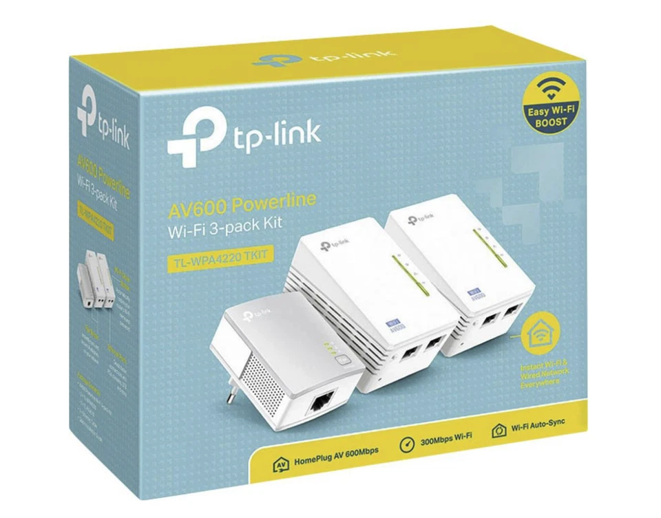 TP-Link TL-WPA4220 TKIT AV500 Powerline Universal Wi-Fi Range Extender WLAN v5 - Bild 2 von 3